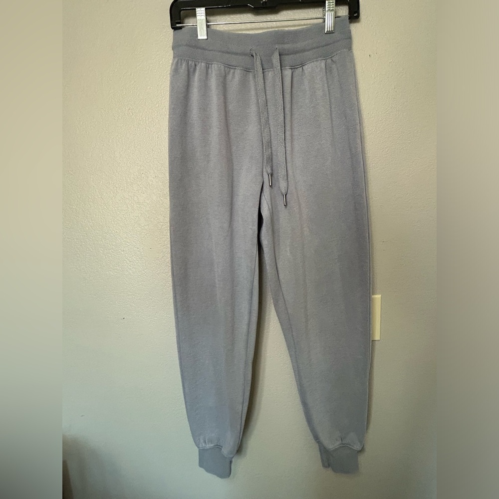 Harmony and Balance Blue Jogger Sweatpants Yoga Athleisure Active Loungewear Gym